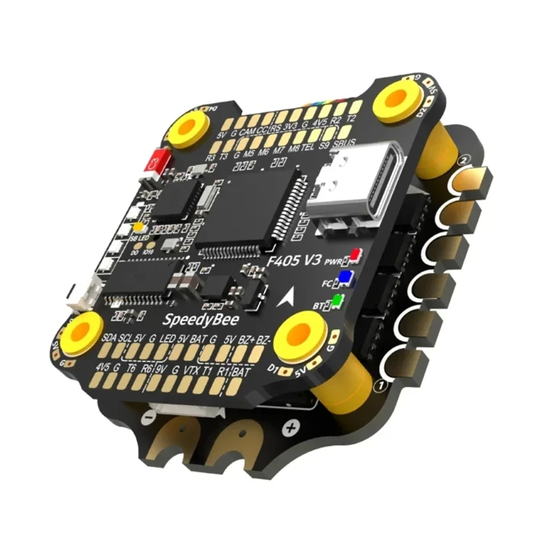 

SpeedyBee F405 Flight Controller Stack F405V3 3-6S FCESC FPV Stack BMI270 BLHELIS 30x30 Bluetoothcompatible Stack