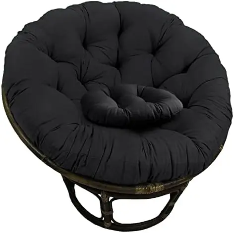 

Only, Thickened Overstuffed Round Cushion 8.8lb Chair Hanging Egg Chair (Gray)