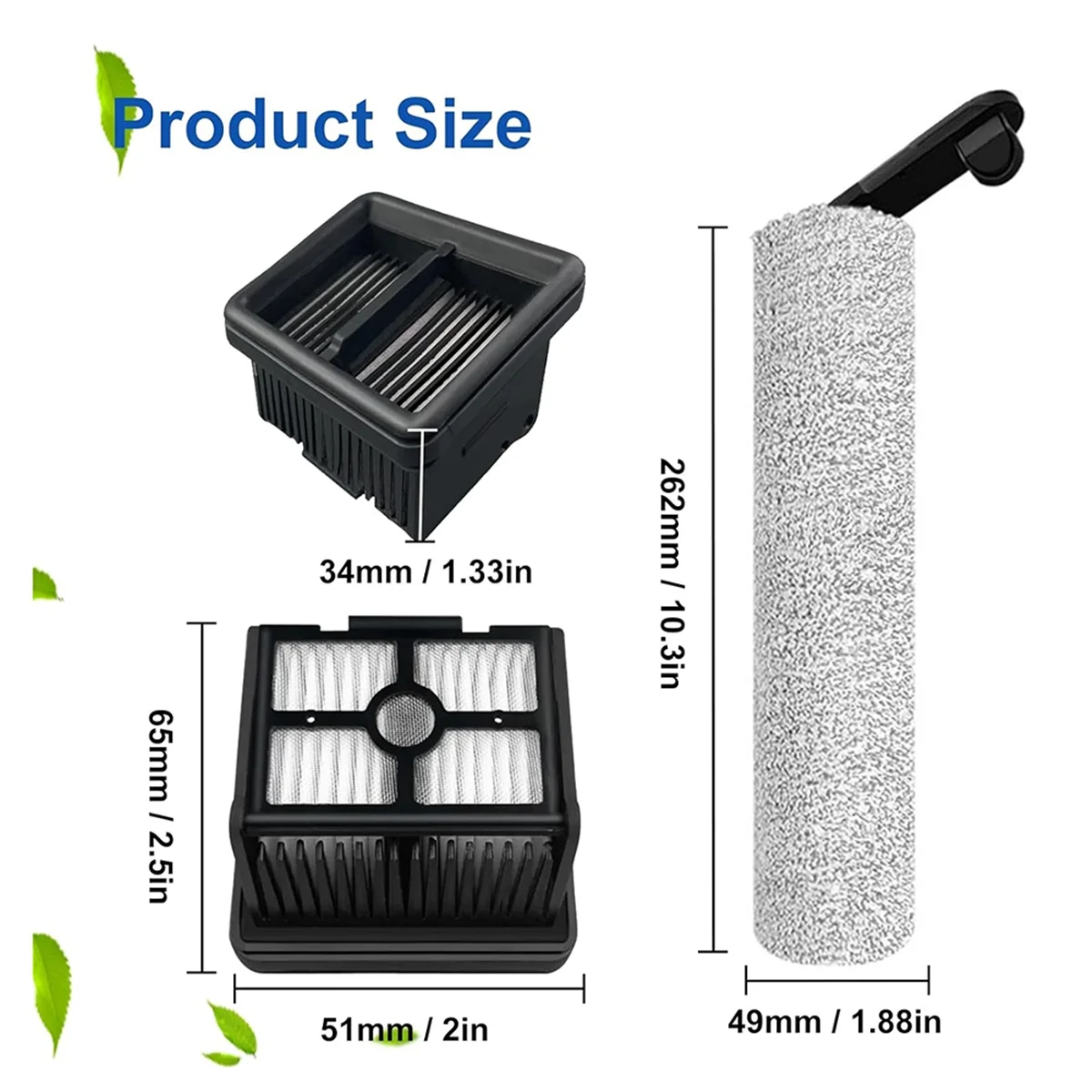 Для Dreame H12 Pro/H12 Plus/H12 Core мягкая щетка запасные части пылесос для влажной и сухой