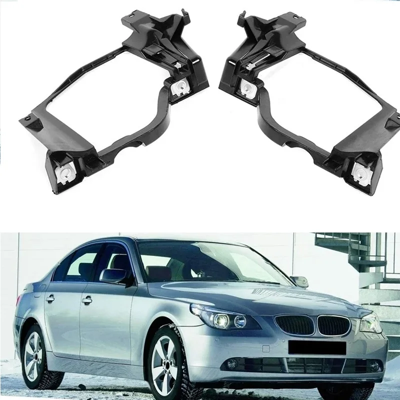 

Auto Headlight Mounting Brackets Fit For BMW 5 Series E60 E61 525I 528Xi 530I Interior Accessories 63126936089 & 63126936090