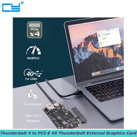 CY Док-станция Thunderbolt 4 для видеокарты