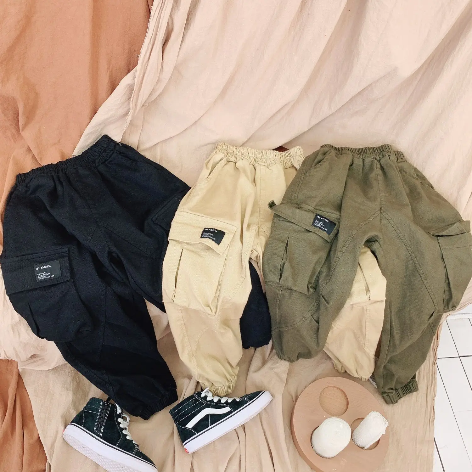 

2023 Spring and Autumn Boys' New Children's Wear Pants Fashion Workwear Design Casual Pants High Quality Children's Clothing