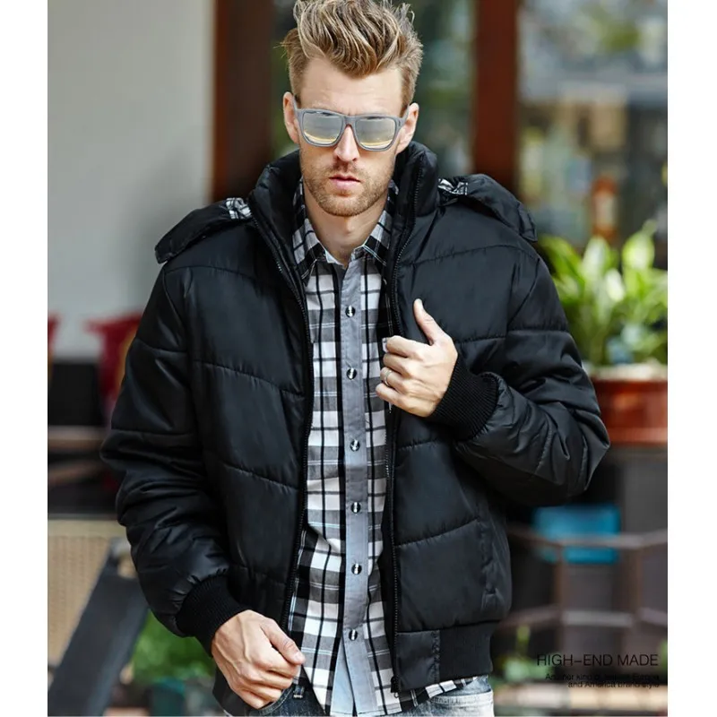 Men's Ribbed Winter Padded Jacket