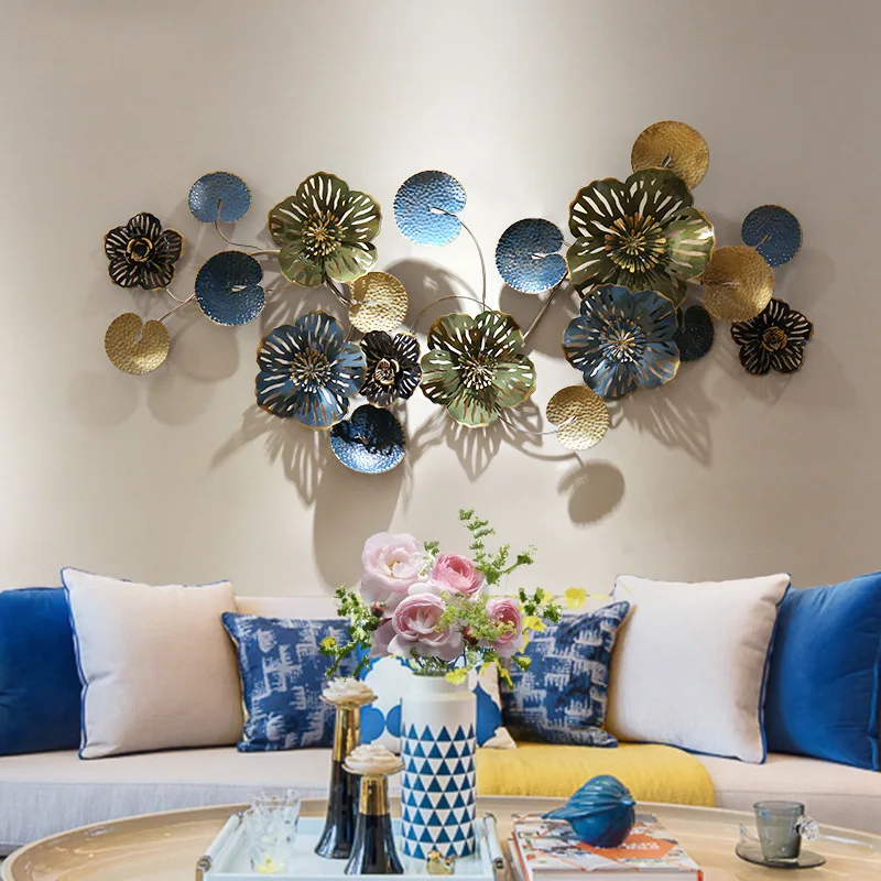 

Объемный Большой Настенный кулон, креативное украшение из кованого железа, настенное украшение для гостиной