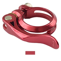bicycle accessories bicycle mtb seatpost clamp aluminum alloy quick release seat clamp 34 9mm seat post clamp