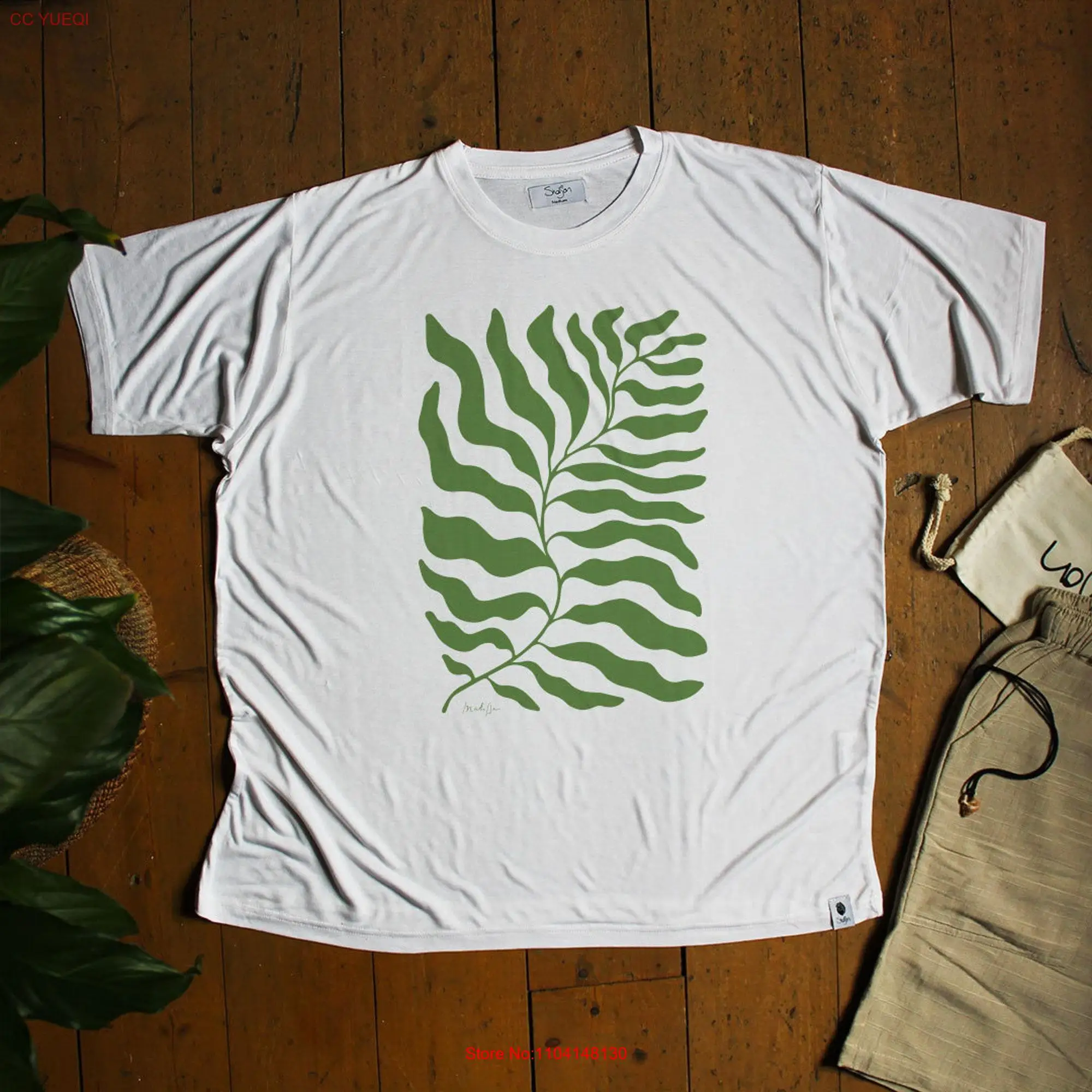 Футболка с круглым вырезом 100 органический бамбук