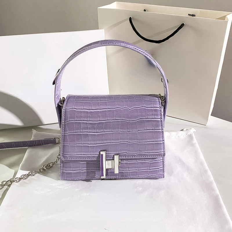 

Niche Design Handbags for Women New Trendy Fashion Trend Purple Crossbody Bags for Ladies High Brand Handbags Free Shipping