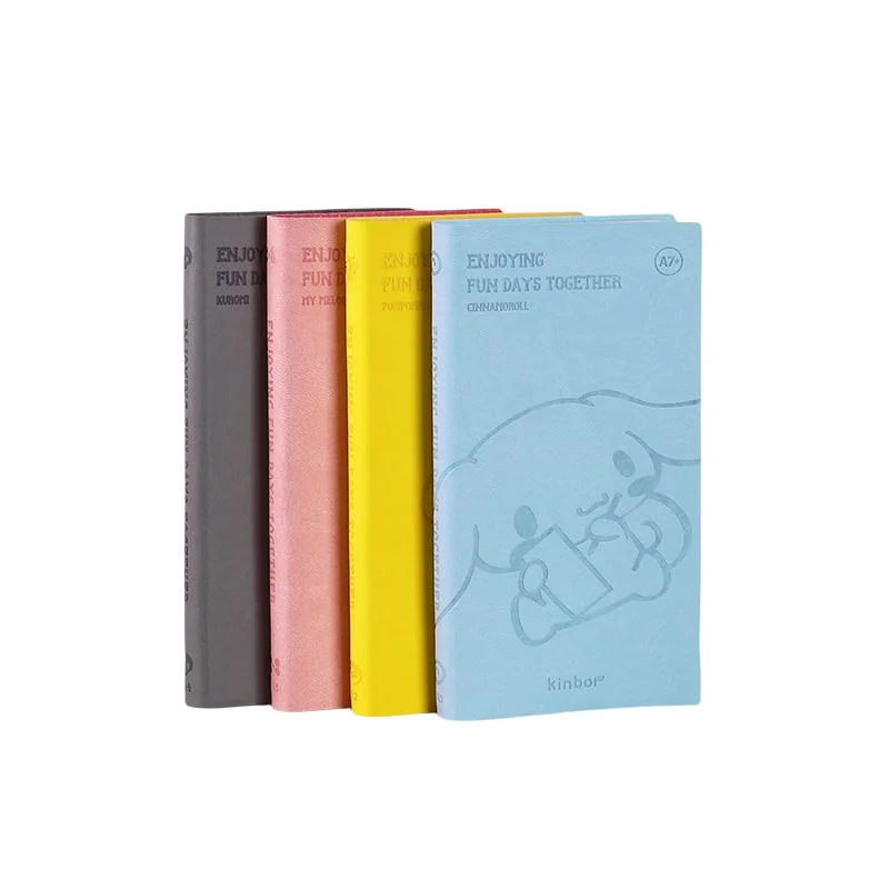 

Sanrio Cartoon Cute Kawaii Series Pocket Book A7 Hand Ledger Cinnamoroll Pompom Purin Kuromi Mymelody Student Notepad Cute Girl