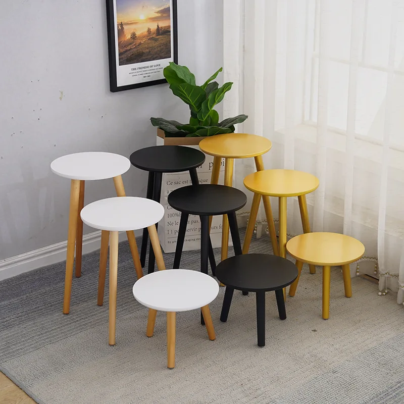 

Wood Plant Stand Home Decor Modern Flower Floor Stand Small Stool Plant Display Shelf Pot Holder for Home Office Decoration