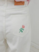 white jeans straight wide legged capris summer style 2022 korean fashion womens cargo baggy pants harajuku female clothing