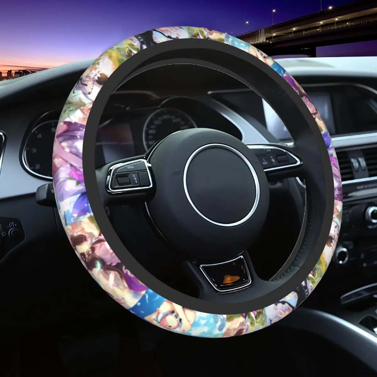 

38 см Φ Rem Zero Elastic Re:ZERO Аниме автостайлинг эластичные автомобильные аксессуары