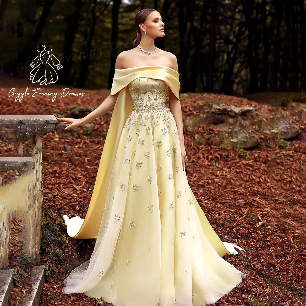 Женское роскошное вечернее платье Giggle с вырезом лодочкой элегантное и