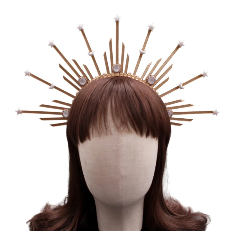 Повязка на голову SunGoddess повязка для Хэллоуина свадебная душа головной убор с
