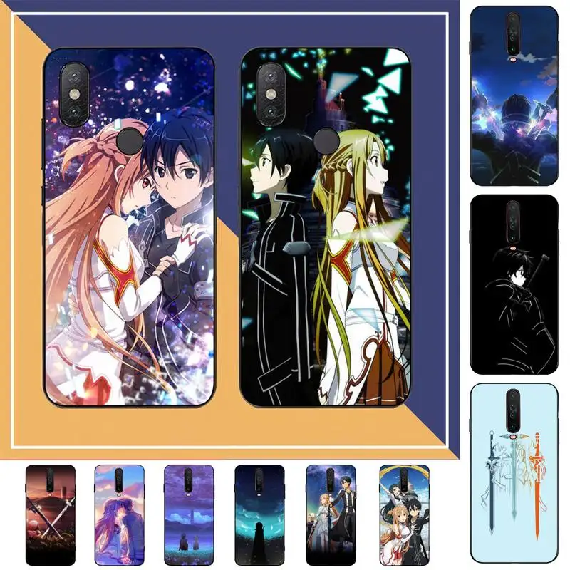 

BANDAI Sword Art Online SAO Anime Phone Case for Redmi Note 8 7 9 4 6 pro max T X 5A 3 10 lite pro