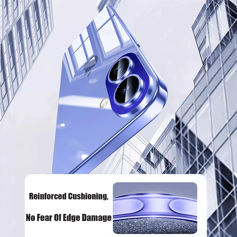 Мягкий прозрачный чехол из ТПУ для iPhone 16 15 14 13 12 11 Pro Max Plus комплексная защита