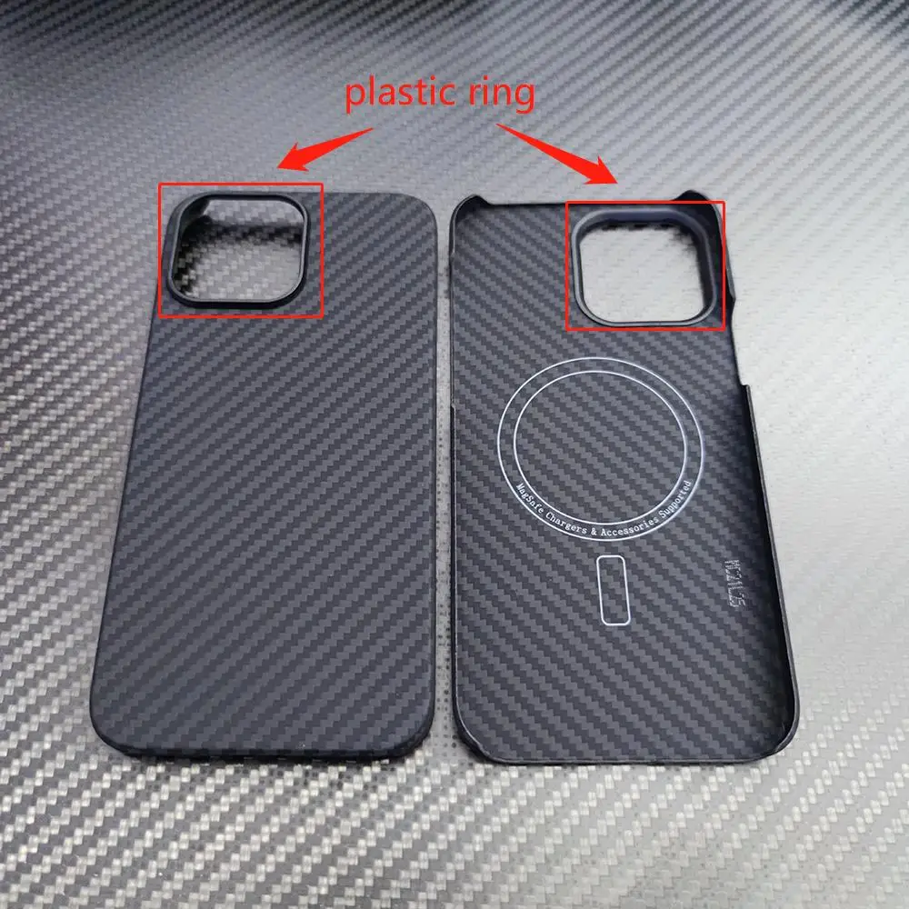 Najtaniej Dla Magsafe Magnetyczny Pokrowiec Na IPhone 14 Pro Max Metalowy Pierścień Z Włókna Węglowego Aramidowy Futerał Na Telefon IPhone 14 Plus