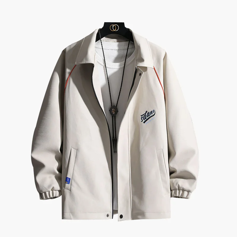 

Мужская приталенная куртка из ПУ кожи, демисезонная Классическая свободная байкерская куртка, повседневная верхняя одежда, 2024