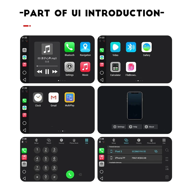 4 + 64 ГБ Carplay AI Box Android 10 Qualcomm 6125 встроенная совместимая беспроводная автомобильная