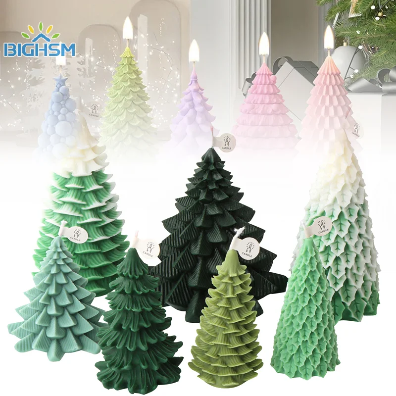 Многослойные листья форма из смолы в виде Санты пузырьки полоски искусственное