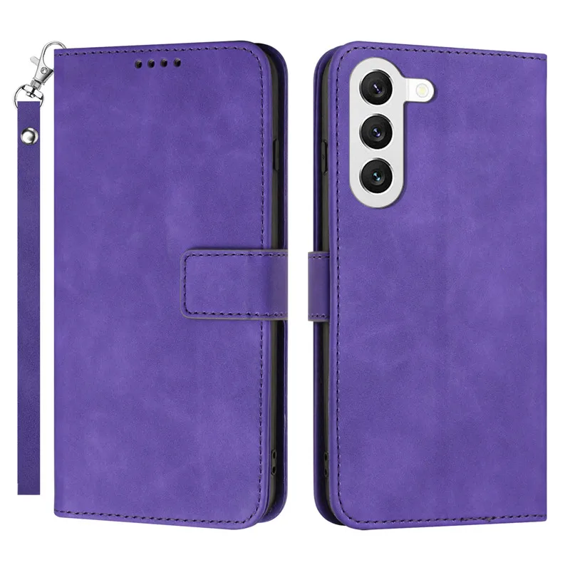 Luxury Leather Wallet Phone Case For Samsung Galaxy S21+ S21 Ultra S30 Plus S21Plus 5G Flip Cover Cases Card Slot Magnetic Clasp
