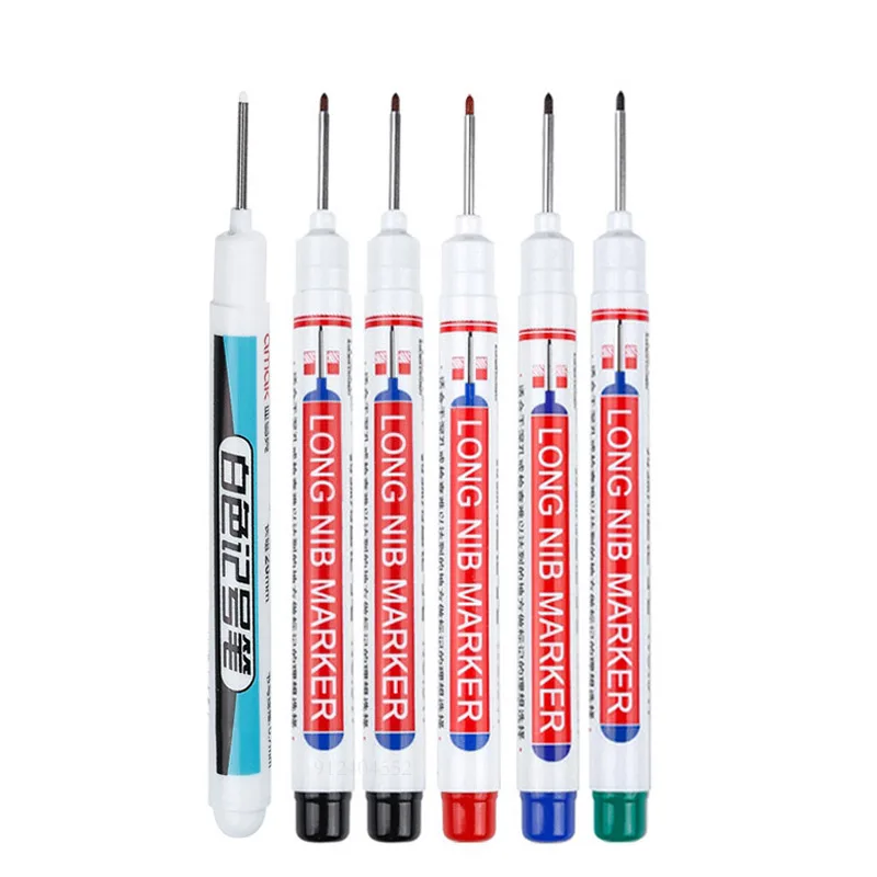 

Маркеры Kissbuty, 6 шт., черные/синие/красные/зеленые/белые, 20 мм