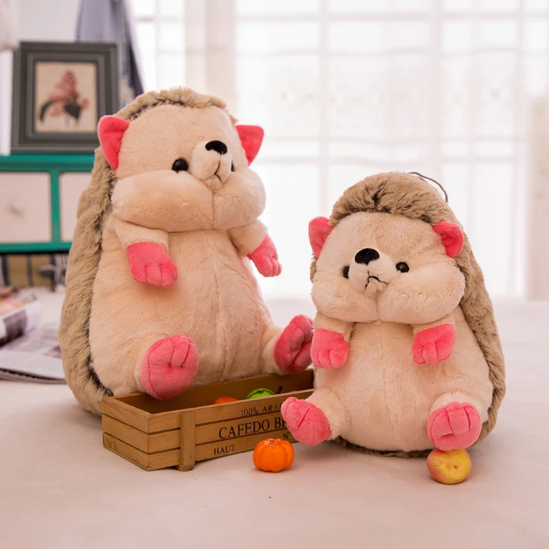 

20cm Soft Plush Toys Doll Hedgehog Animal Pendant School Bag Pendant Keychain Child Gift