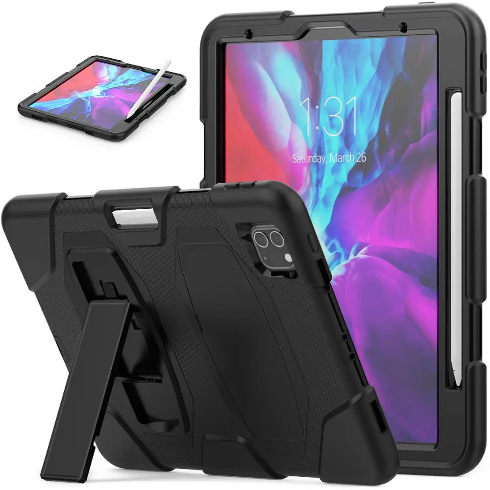 

For ipad pro 2020 case heavy duty silicone protective cover for ipad pro 11 2020 pro 11 2018