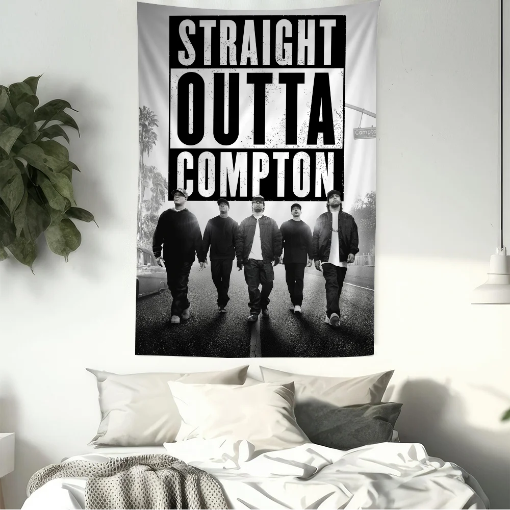 NWA Straight Outta Compton Подвесной богемный гобелен Богемные настенные гобелены Мандала