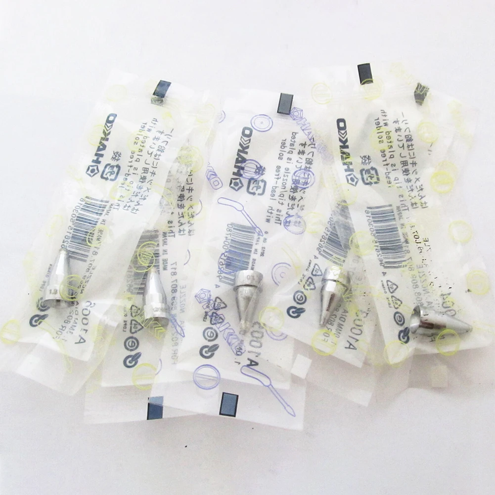 

1pc A Series A1002-7 1.0MM Leader-Free Welding Tip For Hakko 802 808 809 807 817 Soldering Iron Tips Soldering Iron Head Welding