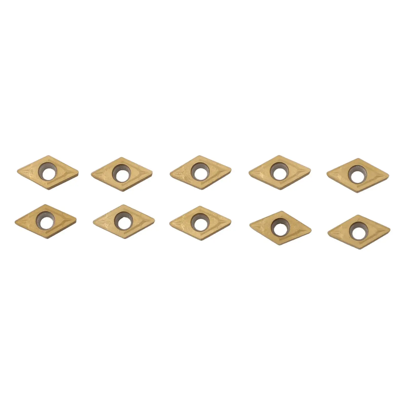 Твердосплавные пластины лезвия для токарного станка 10x DCMT070204 US735 низкая режущая