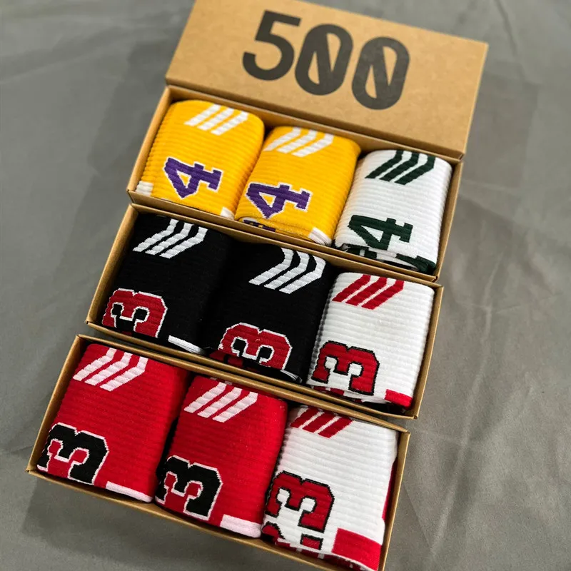 3 шт. мужские нескользящие спортивные баскетбольные носки в подарочной коробке