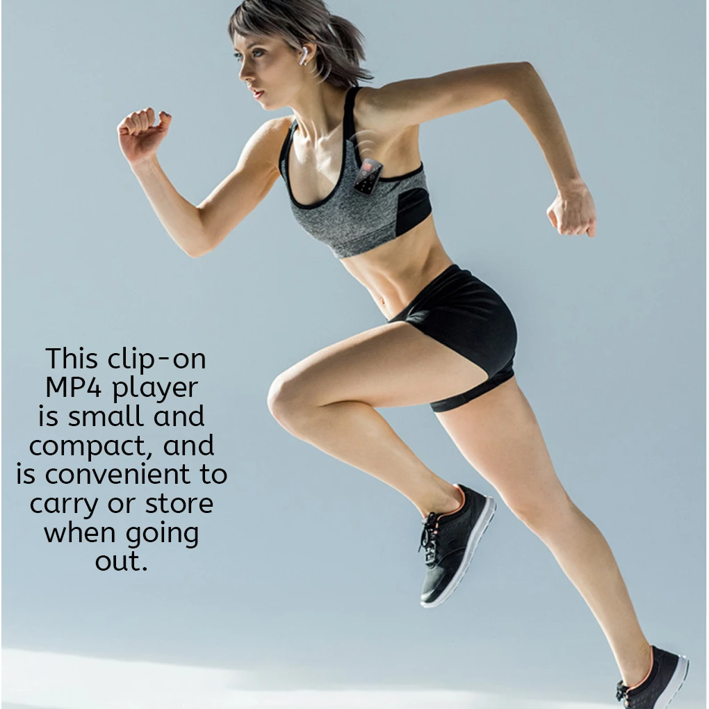 

MP3-плеер с поддержкой Bluetooth 4,2, с высоким разрешением и сенсорной кнопкой, 32 ГБ, музыкальные плееры, диктофон, Радио, Шагомер