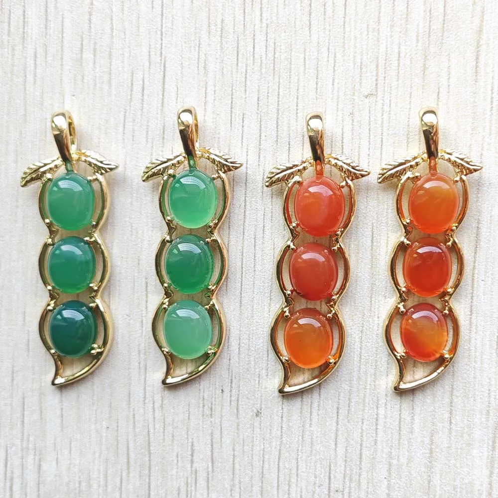 4 шт./партия бусины в форме арахиса