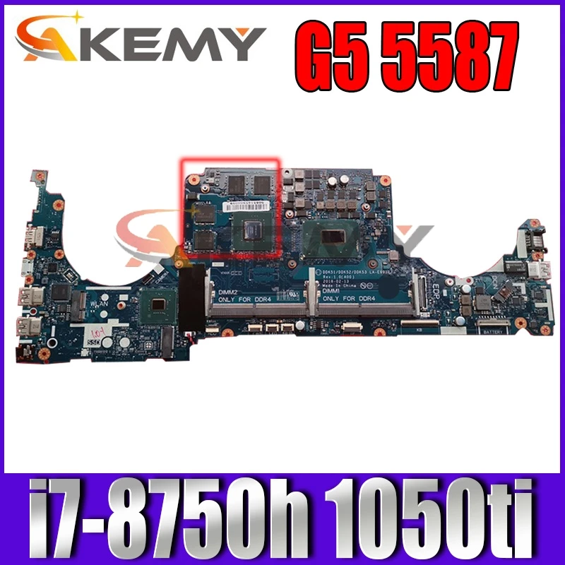 

Совместима с материнской платой Dell OEM G Series G5 5587 LA-E993P 0V4NFF V4NFF CN-0V4NFF 1050ti