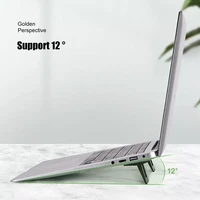 notebook holder adjustable cooling stand tablet table holder support for macbook xiaomi air mini portable laptop stand invisible