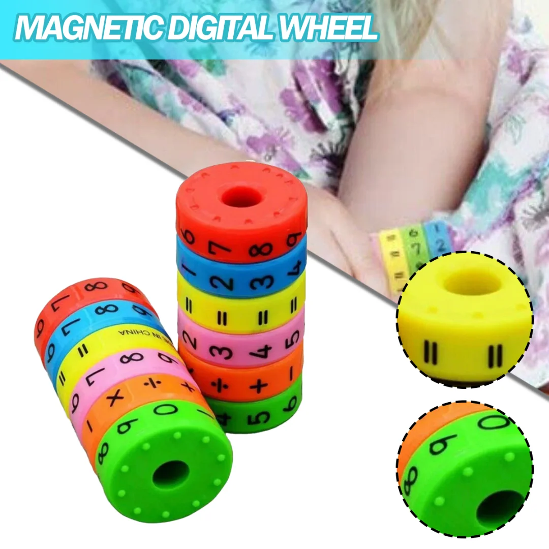 

Maths Magnetic Play Set Add Subtraction Times Tables Division Development Skills Supreme Hand Feeling Material ABS Magnet