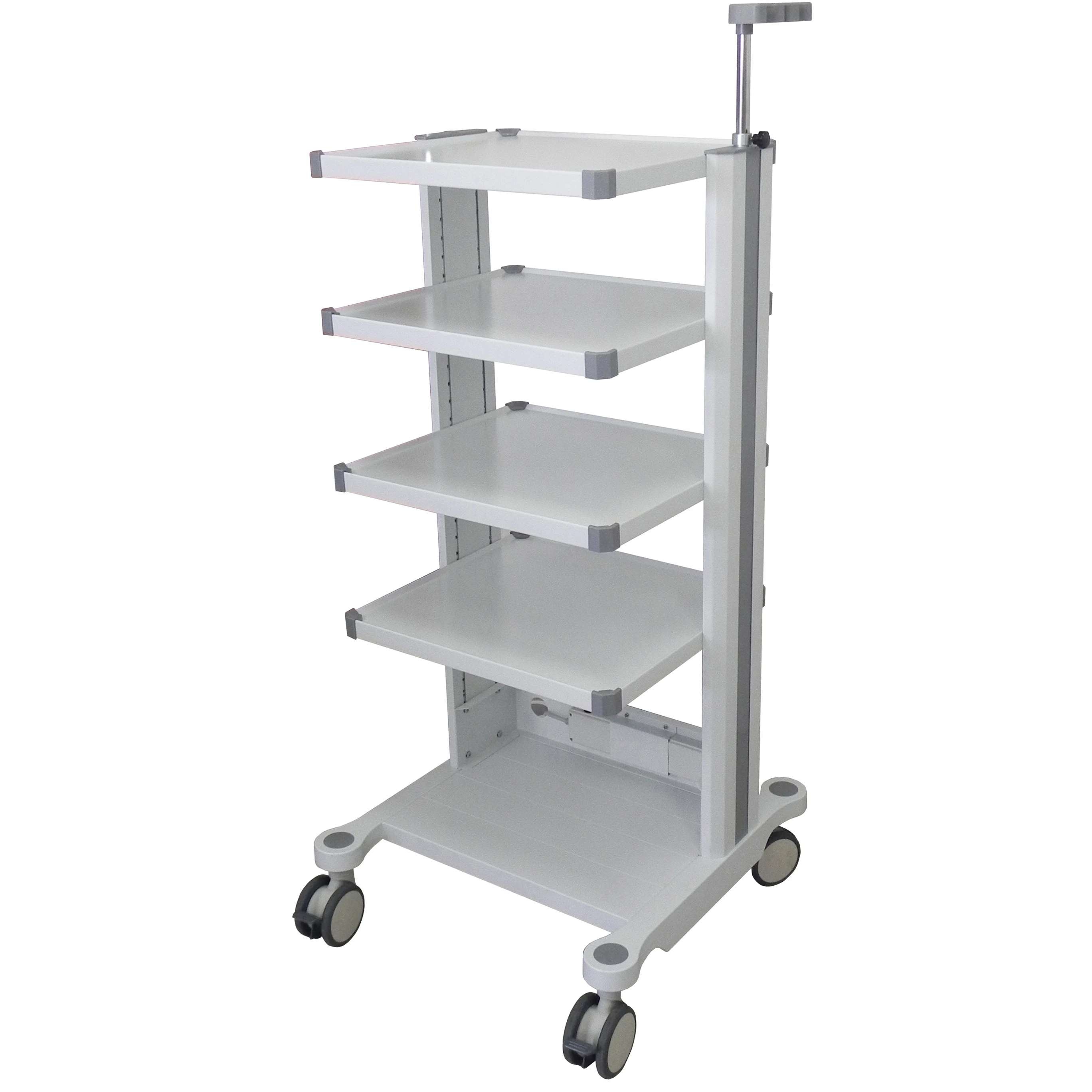 

Hospital Mobile Endoscopy Cart Instrument Trolley Medical Use ABS Ultrasound Trolley