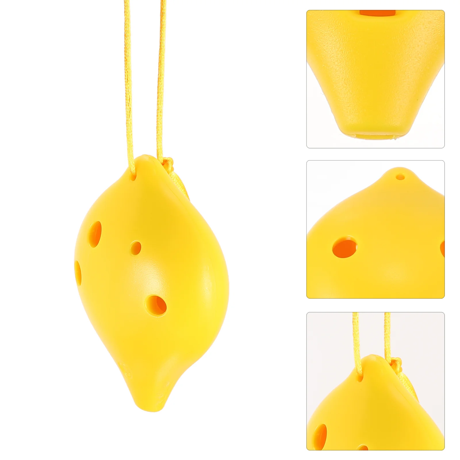 

Ocarina 6 Hole Strawfire Triforce Ocarina Ac Key Ceramic Ocarina Yellow