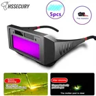 Очки для сварки с автоматическим затемнением, незатемняющие, с автоматическим затемнением, для сварочных масок, аксессуары для очков