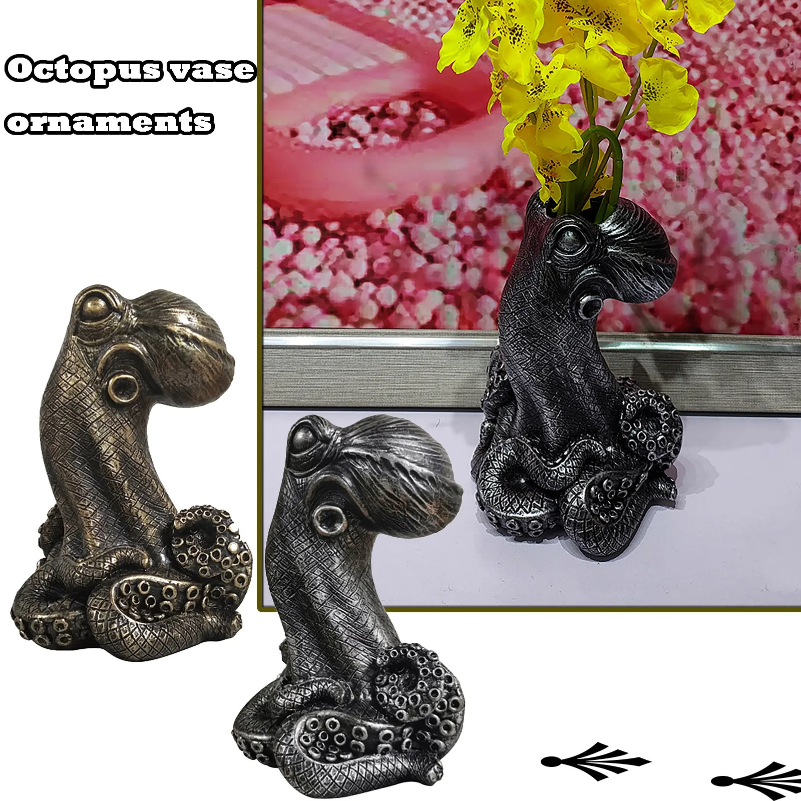 

Micro Vase Succulent Planters Cute Pot Landscape Desktop Decoration Home Decor