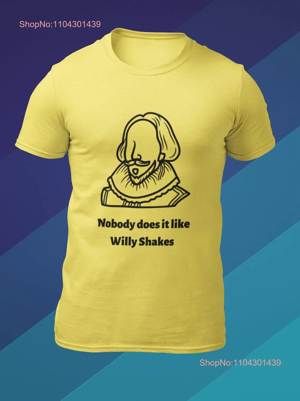 Футболка Willy Shakes с портретом Шекспира трафаретной печатью позитивные сообщения