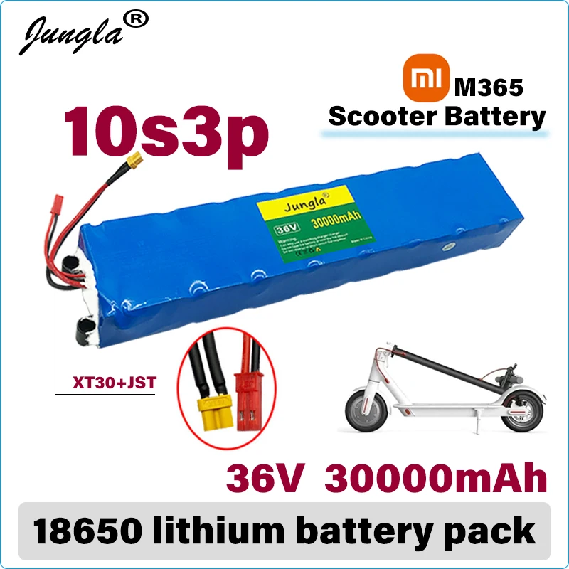 

36V10s3p 30ah 18650 литиевая батарея 250 Вт-500 Вт Deur ёсткость 42 в, электрическая батарея для скутера, литий-ионный аккумулятор M365, Bms