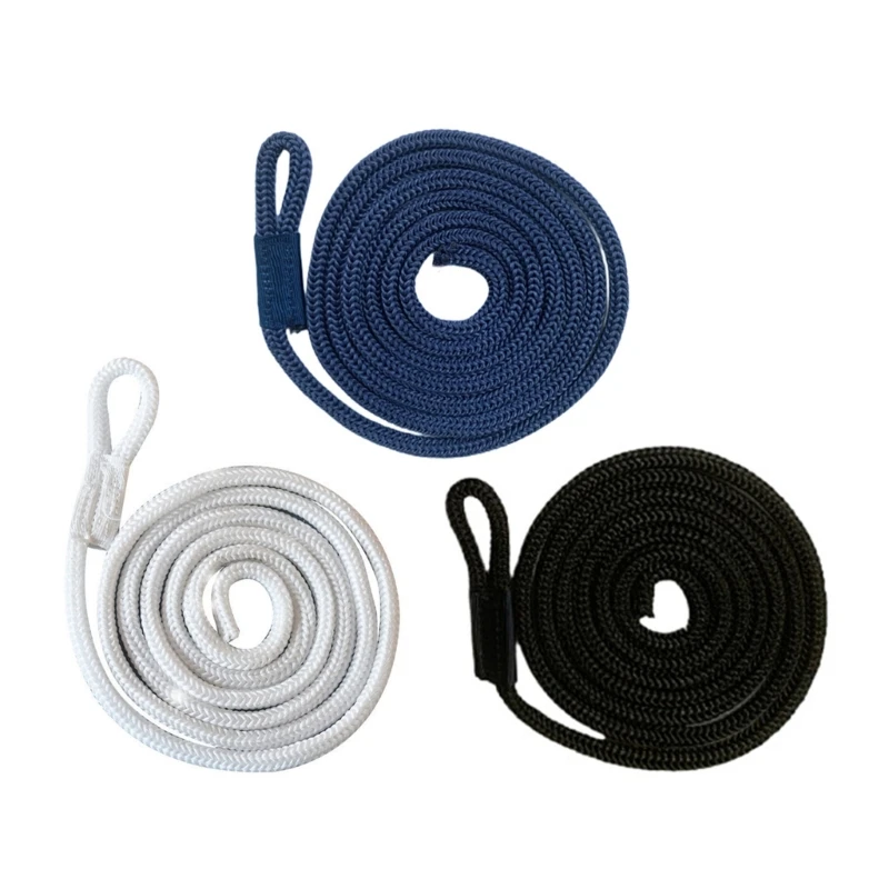 

5FT Bumper Whip Rope Docking Double Braided Marine Line Boat Mooring Line Dropship