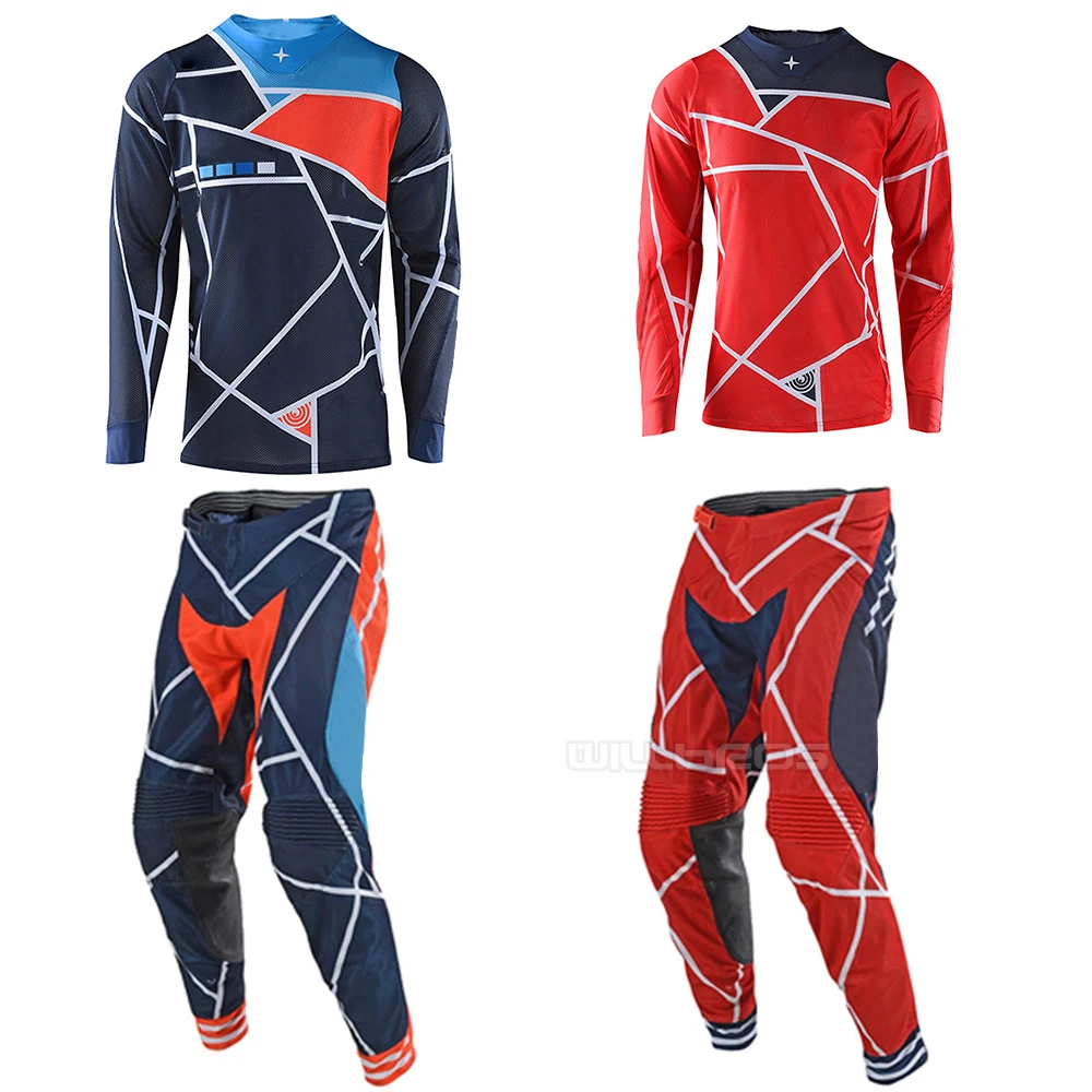 

Motocross Gear Set MX Combo Jersey Pants Mens SE PRO Off-road Outfit Cycling Adult BMX Race Dirtbike Moto Cross ATV UTV Suits