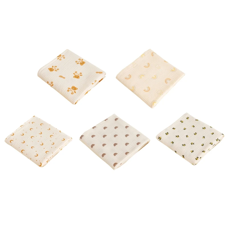 

Y55B Baby Muslin Towel Cotton Wrap Blanket Swaddling Blanket Infants Quilt High Absorbent Bath Towel Pushchair Stroller Cover