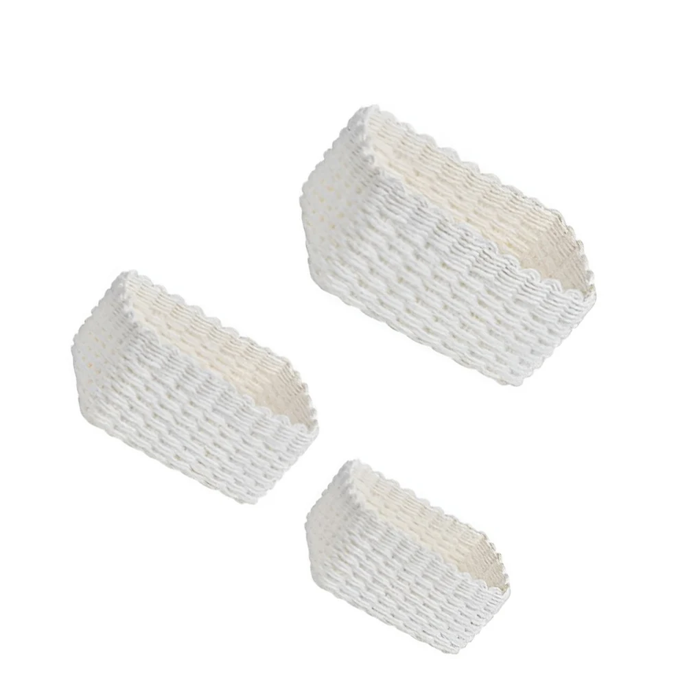 

3 шт./набор, плетеные органайзеры для хранения одежды и туалетных принадлежностей