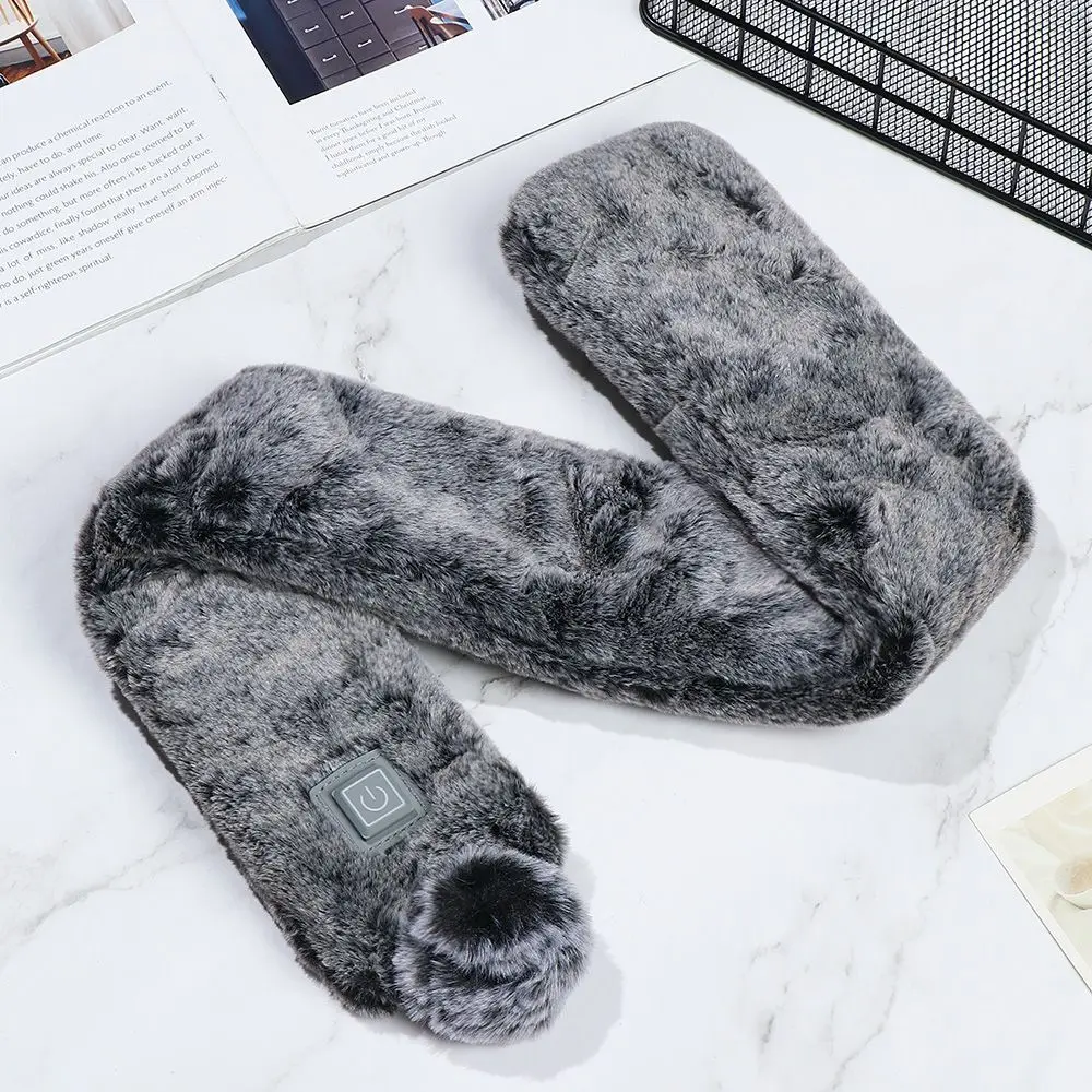 

Модная мягкая теплая шаль для шеи, шарф с электрическим подогревом, зимний шарф