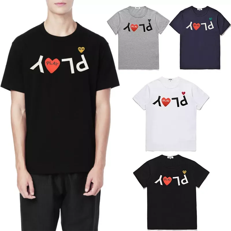 

NEW IN Summer T-shirt Men Women Printed Embroidered Cotton O-neck Short-sleeved Loose Breathable Couple Casual T-shirt