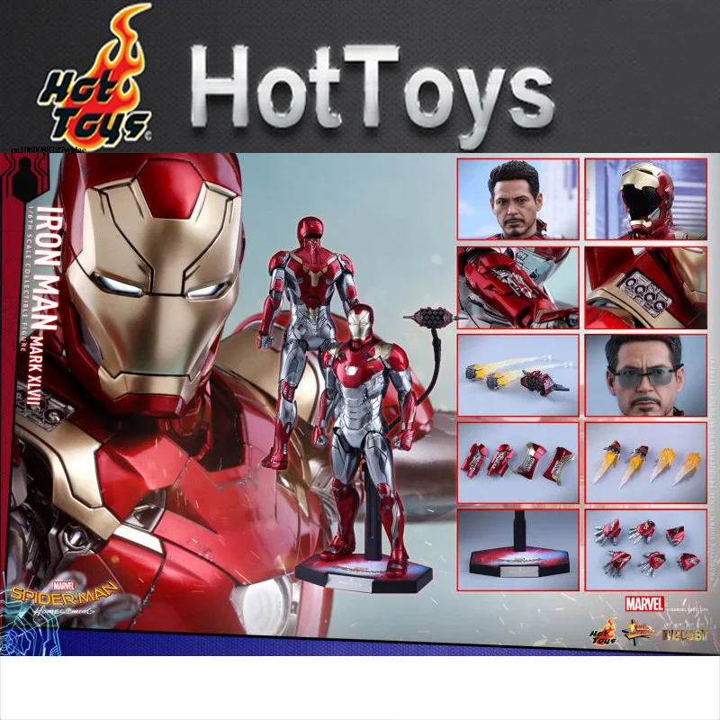 

Hottoys 1/6TH Scale Figure MMS427D19 Alloy Iron Man Mk47 Back To School Season Marvel Original Anime Action Figures Collectible