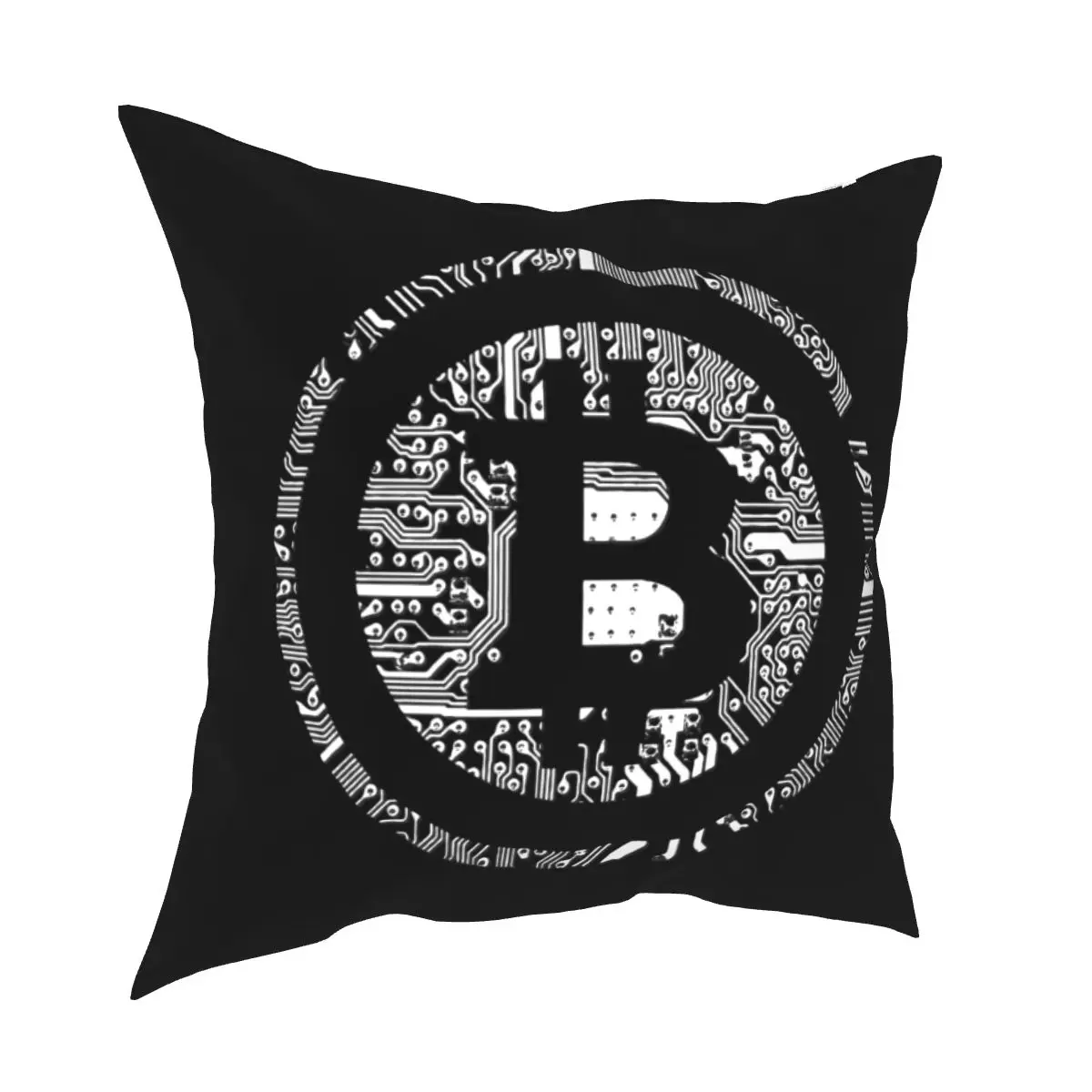 Promote Financial Revolution Bitcoin Crypto Pillowcase Soft Polyester Cushion Cover Decor Throw Pillow Case Home 45X45c |